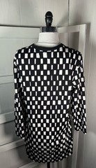 New Vtg Marimekko 100% Cotton Jersey Famed Tilma Noppa Tunic Mini Shift Medium