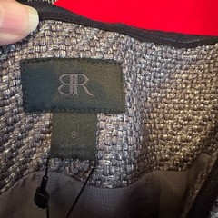 Monogram Banana Republic Metallic Tweed Strapless Cocktail Dress – Size: 8 – NWT