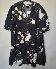 Sugarlips Cairan Rose Floral Dixie Split Neck Shift Dress NWT Size XL Cotton