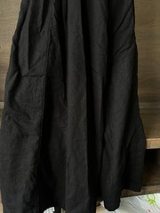 Old Navy Dress Black SIZE SMALL VEE Neck Sleeveless Pockets 55% LINEN 45% RAYON