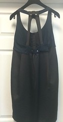Twinkle By Wenlan Solid Brown Blue Sleeveless Mii Dress Sz 6
