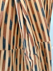 Stela 9 Maxi Dress hand loomed fabric Guatemala Size M pockets