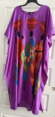 Goddess By Winlar Women&rsquo;s Plus Colorful Kaftan One Size Lounge Oversized