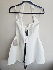 Odd Muse The Ultimate Muse Structured Mini Dress White Size M Brand New