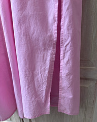 NWT Universal Thread Pink Cinch Waist Long Sleeve Midi Shirt Dress Size XS