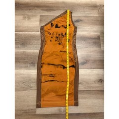 Jean Paul Gaultier Soleil Dress Small Stretch Bodycon Abstract Acid Drip Print
