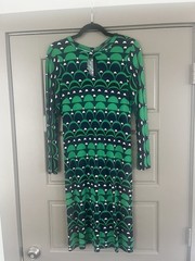 Banana Republic Mad Men Patterned Dress Size 6