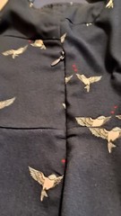 Sugar Hill Boutique Women&rsquo;s Size 4 Sleeveless Dress Navy Blue With Bird…