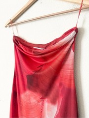 Revolve More to Come SMALL Jamila strapless maxi dress in Red Multi