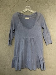 Lucky Brand Womens Blue Dress Size Small Adult Cotton Blend
