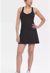 All In Motion Women&rsquo;s Small Black Fitness Active Dress Racerback New