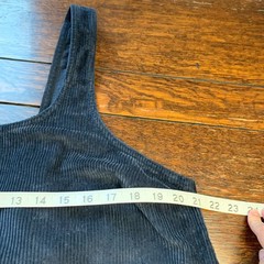 Fat Face Jumbo Cord Dress Womens 16 Navy Blue Corduroy Pinafore Short Dungaree