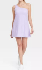 Asymmetrical Dress – All in Motion Lilac Purple SIZE LARGE
