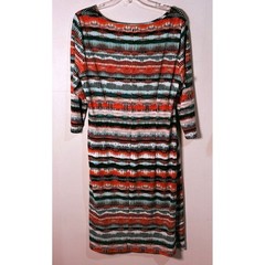 BLACK LABEL by EVAN PICONE Women&rsquo;s Sheath Dress Size 14 Geometric Print