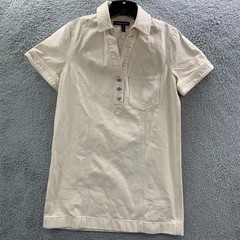VERONICA BEARD Midi Dress Womens Size 4 Creme White*