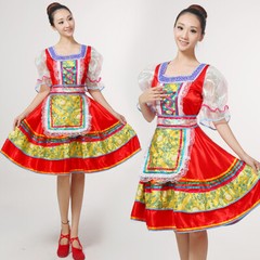 Women&rsquo;s Traditional Russian Singer Dancer Performance Apparel Stage Clothing