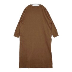 45R/45rpm Cotton T-shirt dress with pockets, made in Japan dress Brown 6-020…