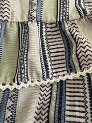 Xtraordinary Women&rsquo;s Multicolored Striped Sleeveless Mini Dress Size M