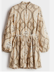H&M Cotton Dress with decorative belt XL NWT