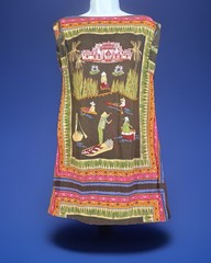 FARM RIO Dress MINIDRESS Mini Tunic SZ S-M* Asian Culture Festival Beach