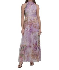 Johnny Was Riona Halter Maxi Silk Dress XL;NWT