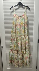 Roller Rabbit Vacation Print Womens Spaghetti Strap Maxi Dress Sz XS (runs S-M)