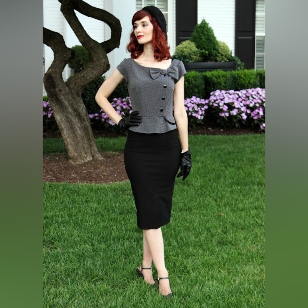 🍄‍🟫HOST PICK🍄‍🟫 Stop Staring Park Place Dress, Grey/Black, Size 16, EUC