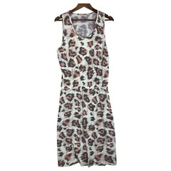 LuLaRoe Tank Dress Womens XL Leopard Animal Print Stretch Sleeveless Wide Strap