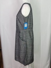 NWT Gray COLUMBIA Norgate Organic Cotton V-Neck Shift Dress Women&rsquo;s Size M