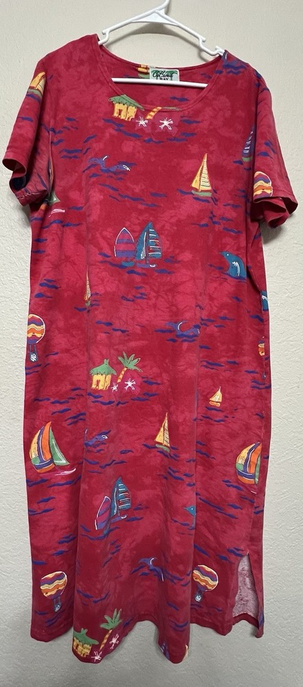 Vintage Coconut Bay Beach Dress