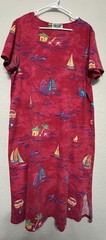 Vintage Coconut Bay Beach Dress
