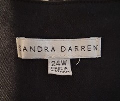 Sandra Darren Surplus Leopard Print Max Dress 24W Stretch Sleeveless