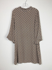 Richard Allen x H&M A-Line Mini Shift Dress Size 10 Mod Geometric Mad Men Retro