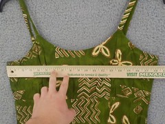 Hawaiian Moon Sundress Womens SZ L Forest Green Spaghetti Strap Zipper Back NWT