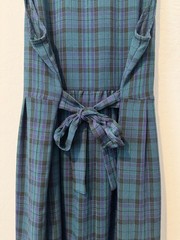 Vintage Miss Dorby Petites Sleeveless Plaid Midi Dress Academia Preppy Summer 10