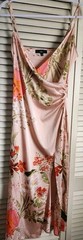 Lulus Remarkable Entrance Blush Floral Satin Midi Dress Size Small Party Formal