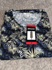 NWT Women&rsquo;s Briggs Linen Blend Dress Black Floral Sizes M, L, XL, XXL