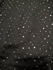 Ruby Rox Black Iridescent Sparkle Hanky Hem Dress Juniors Large Fairy Goth Y2K