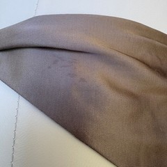 Abercrombie & Fitch Draped Satin Midi Dress XLP Taupe Brown Surplice NEW Party
