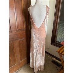 Attico | Marisa Var. 3 Velvet Slip Dress with Tie Straps Size S (estimate)