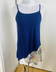 Bohemian Patchwork Viscose Asymmetrical Slip Dress Festival Hippie Top Knit Wove