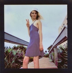 NWT BRANDY MELVILLE One Size Fits Tall S-M-Ljr. Nautical Fine Knit Ribbed Flare