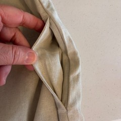 Well Worn Medium Linen Blend Shirt Dress Button Down Short Cuff Sleeve – NWT