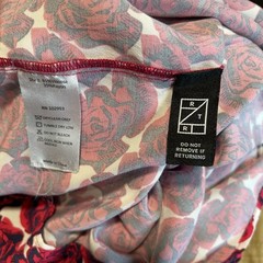 Peter Som x RTR Floral Pop Art Blouse Short Sleeve Women’s Medium