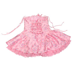 Dolls Kill x Strawberry Shortcake Pink Corset Bow Dress [Size SMALL]