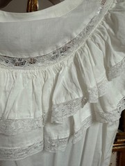 NWT LoveShackFancy x Target Penelope Double Ruffle Dress White XS 100% Cotton