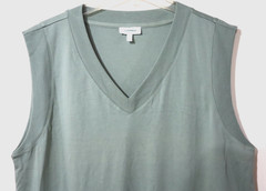 HAVEN WELL WITHIN Womens $98 Organic Cotton Interlock V-Neck Dress size XL