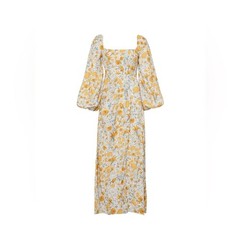 Agua Bendita Vida Capullo Floral Maxi Dress L NWT $1100
