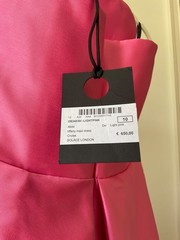 WT Solace London Tiffany Strapless Maxi Dress Pink UK 10 Designer Evening Gown