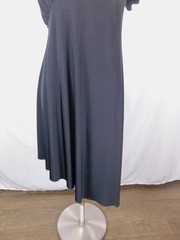 Silence + Noise Black One Shoulder Asymmetrical Surplice Dress Glam Witch